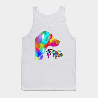 Pit bull Colorful Tank Top